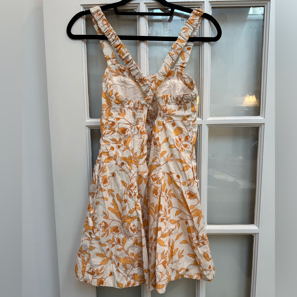 Anthropologie Maeve Boho Hippie Sweetheart Babydoll Mini Floral Dress Size XS - Picture 9 of 16